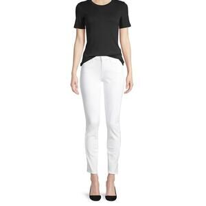 PAIGE Skyline Ankle Peg Mid-rise Jeans in White Size 27 = 4 U.S.